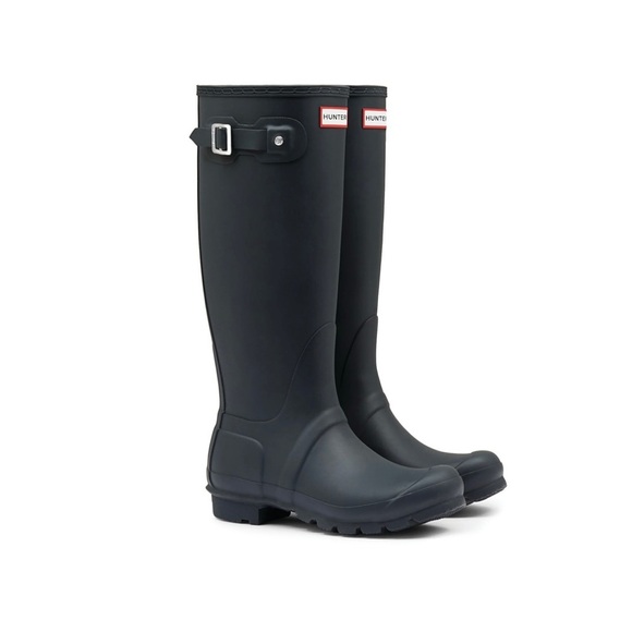 Hunter Shoes - Women's Hunter Boots Tall Size 8 - Color Black